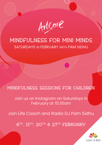 Mindfulness for Mini Minds at Artcore