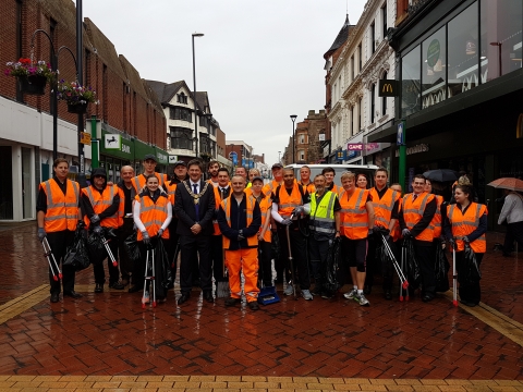 St Peters Quarter Businesses Join Tidy Up Event