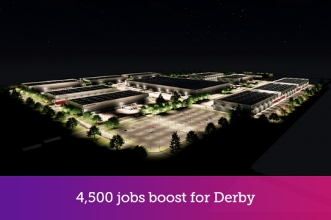 4,500 jobs boost for Derby