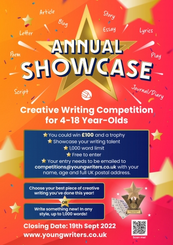 Creative Writing Competition for 4-18 year olds
