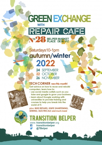 Transition Belper’s Repair Café is Back!