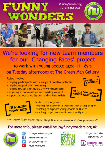 Read about the Changing Faces project from Funny Wonders