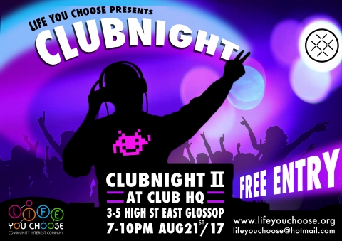 Free night club night for adults with learning difficulties