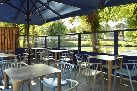 Derby’s most popular riverside restaurant receives ‘perfect terrace’ thanks to Derbyshire business
