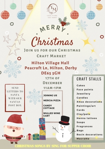 Christmas Craft Market at Hilton Village Hall