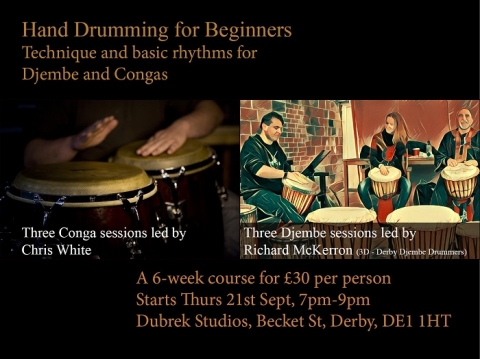 Try Hand Drumming for Beginners in Derby
