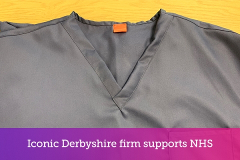 Iconic Derbyshire firm supports NHS