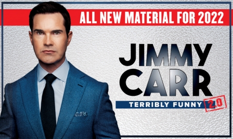 Comedian Jimmy Carr will return to Derby Arena on Sun 21 May 2023 with new material for his Terribly Funny 2.0 tour.