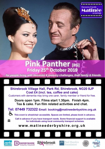 Join Matinee in Shirebrook on 25 October
