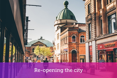 Re-opening the city
