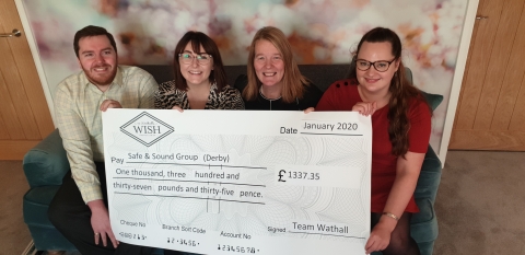 Cheque Presentation Marks Launch of Wathall’s Wish Campaign