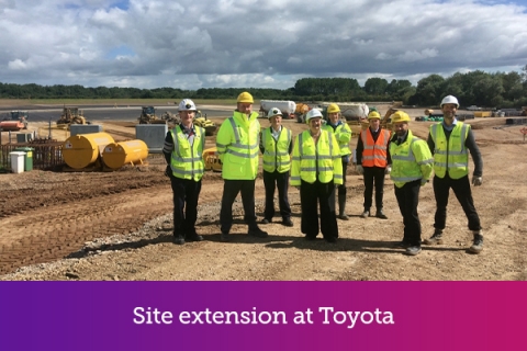 Site extension at Toyota