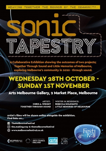 If you have an hour this weekend please come over to Melbourne to experience Sonic Tapestry.