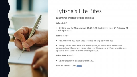 Lunchtime Lite Bites with Lytisha
