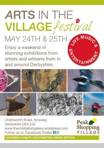 Arts in the Village Festival at Peak Shopping Village in Rowsley
