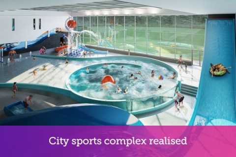 City sports complex realised