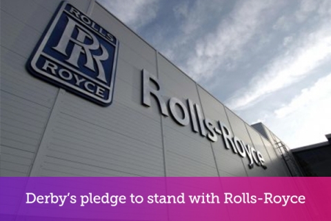 Derby’s pledge to stand with Rolls-Royce