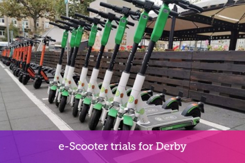 e-Scooter trials for Derby