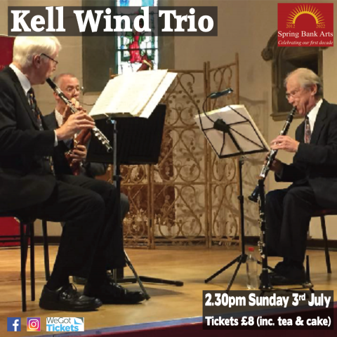Afternoon Tea Concert with The Kell Wind Trio