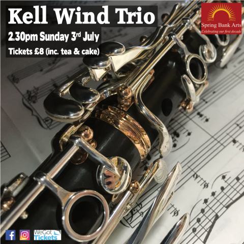 July Events at Spring Bank Arts: Kell Wind Trio