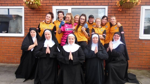 Sister Mary Lazarus Claims Nun of the Match Award