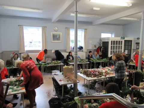 Christmas Wreath Making Workshop at Dronfield Barn
